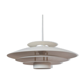 Scandinavian pendant light "Jeka" white 1970