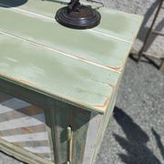 Large vintage olive green jam maker