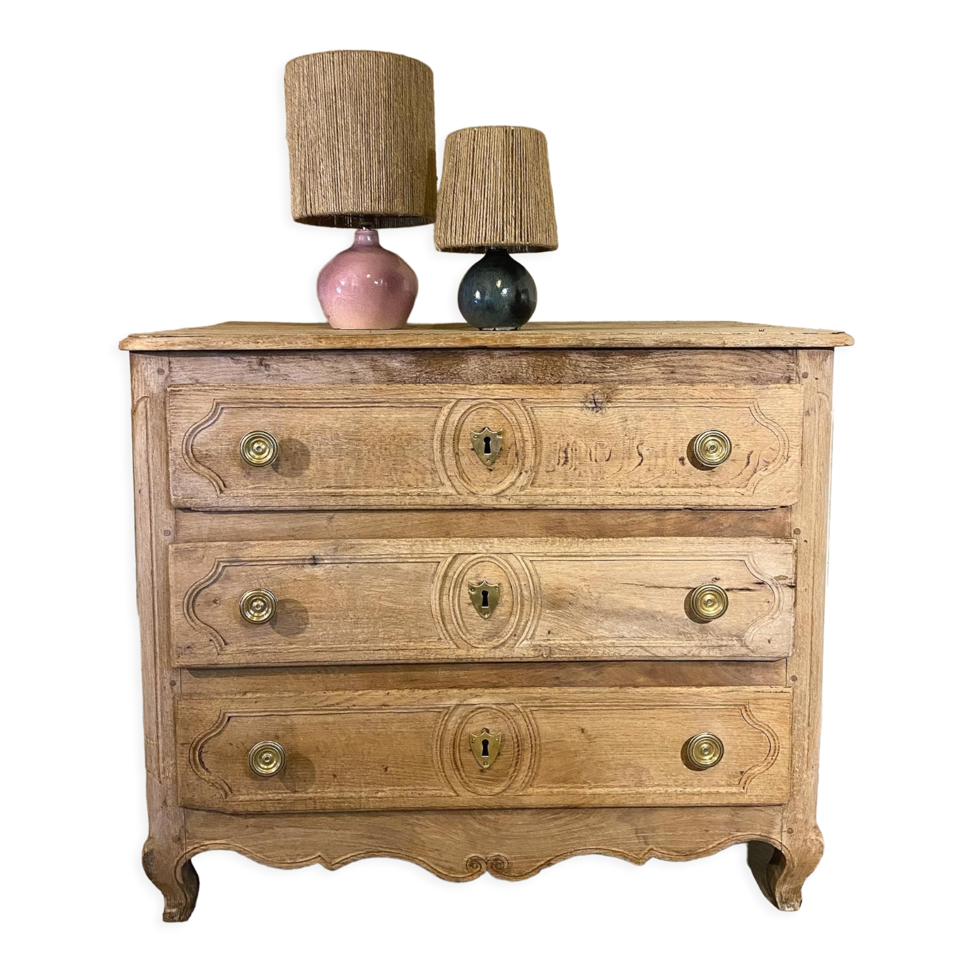 Chest of drawers early nineteenth century in light oak