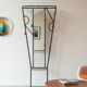 Vintage 'atomic' wall coat rack Roger Féraud
