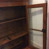 Solid oak display case