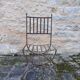 Set of handcrafted wrought iron chairs