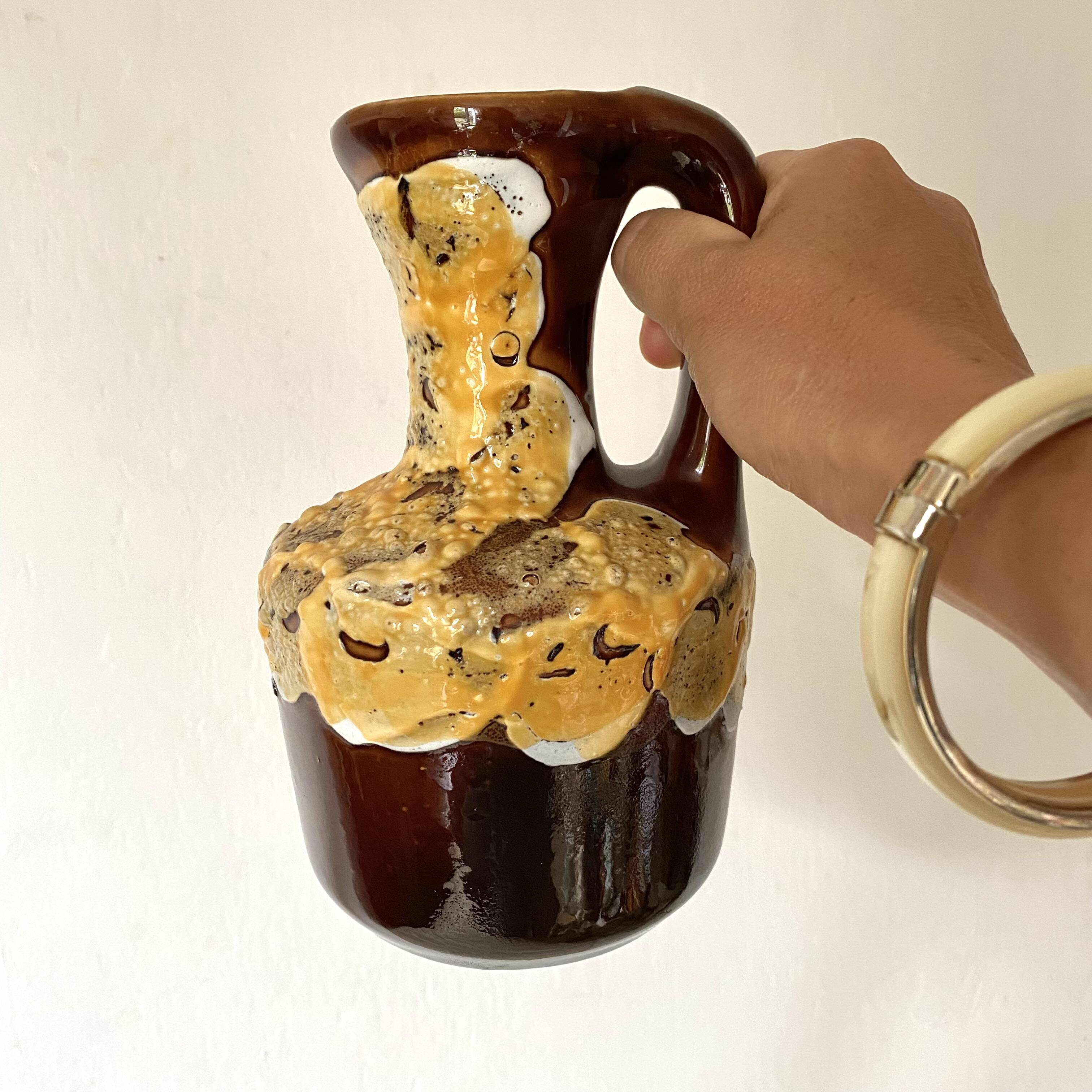 Fat Lava ceramic jug from the 60s and 70s