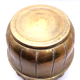 Pot brass or bronze decorations pink decoration flower plant