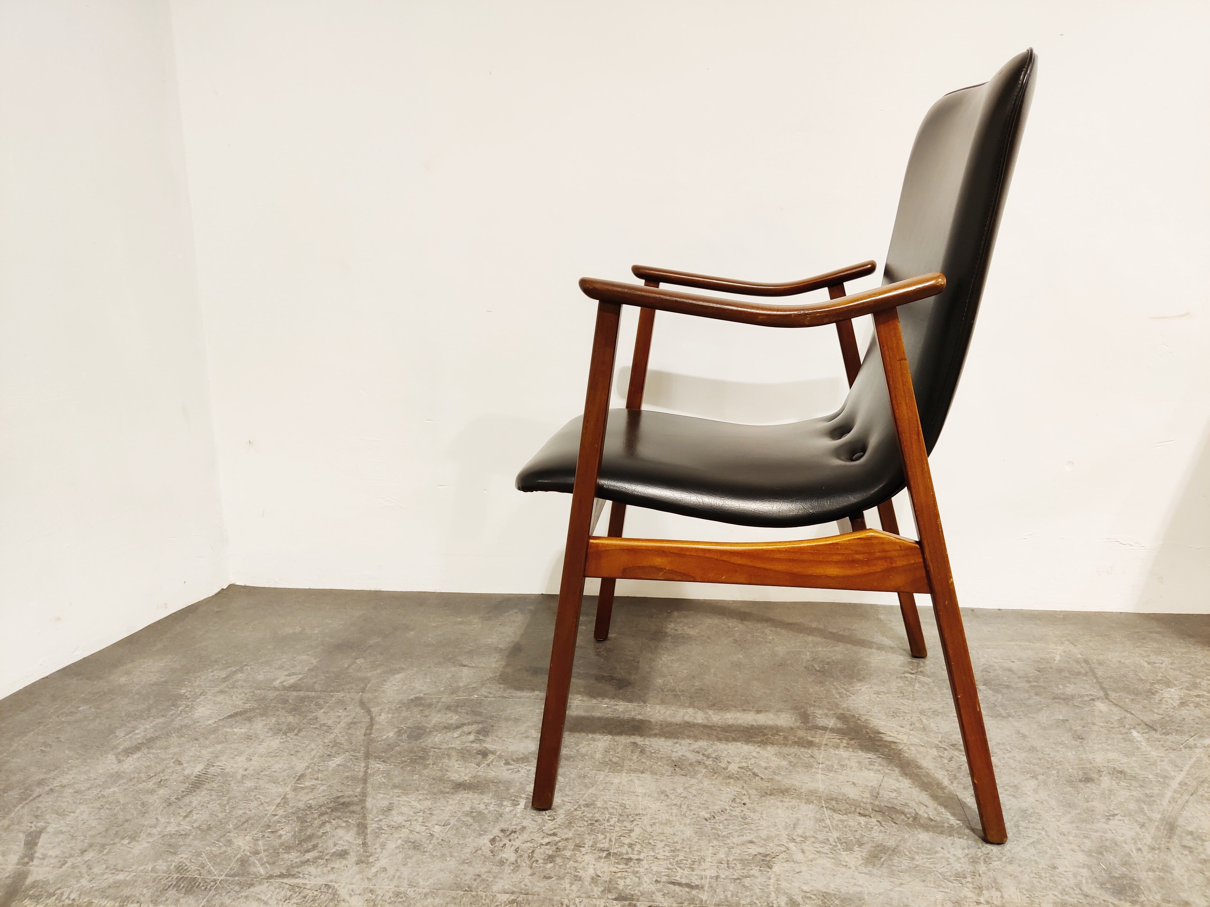 Mid century armchair by Louis Van Teeffelen for Wébé, 1960s