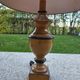 Pair of large Le Dauphin Verdennes lamps made of turned wood from the 1970s.