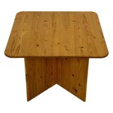 Vintage pine coffee table / side table in a minimalist organic design