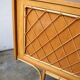 Beautiful pine and rattan sideboard from the 1960s