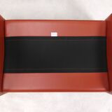 2 Cassina Maralunga fauteuils with ottoman