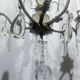5-light crystal chandelier