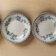 6 assiettes en faïence, Grigny — modèle " Muguet "
