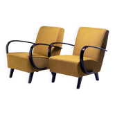 Pair of Armchairs H-227, Jindřich Halabala, 1930s
