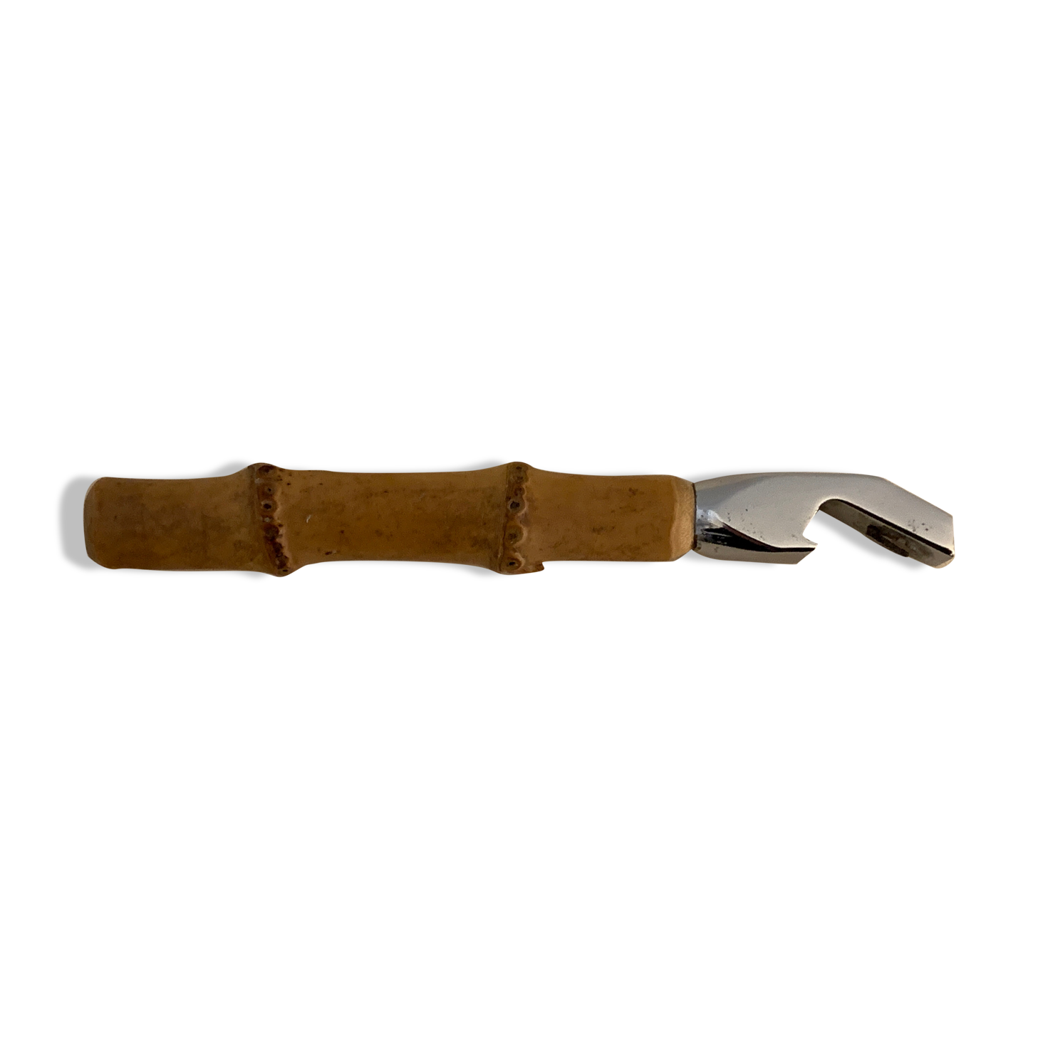 French bottle opener with bamboo handle, 1960