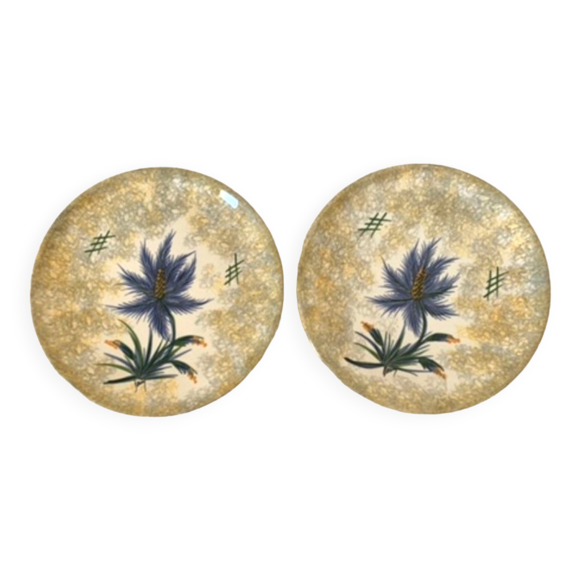 Vallauris round flat plates