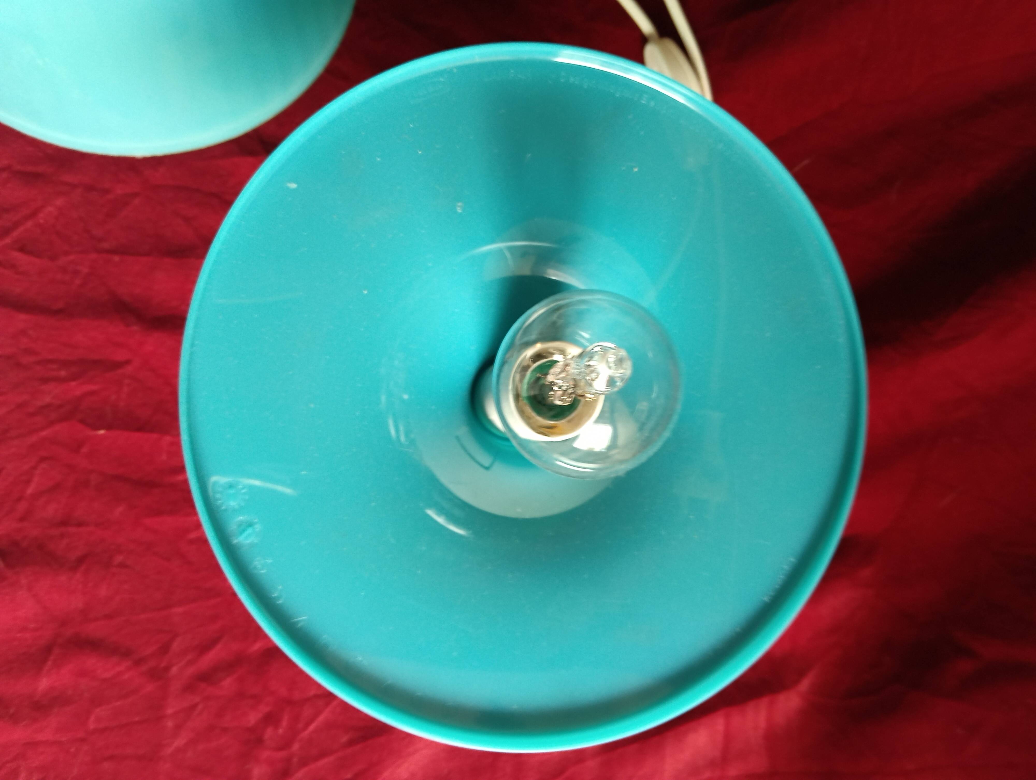 Ikea lamp vintage-turquoise pop style lamp