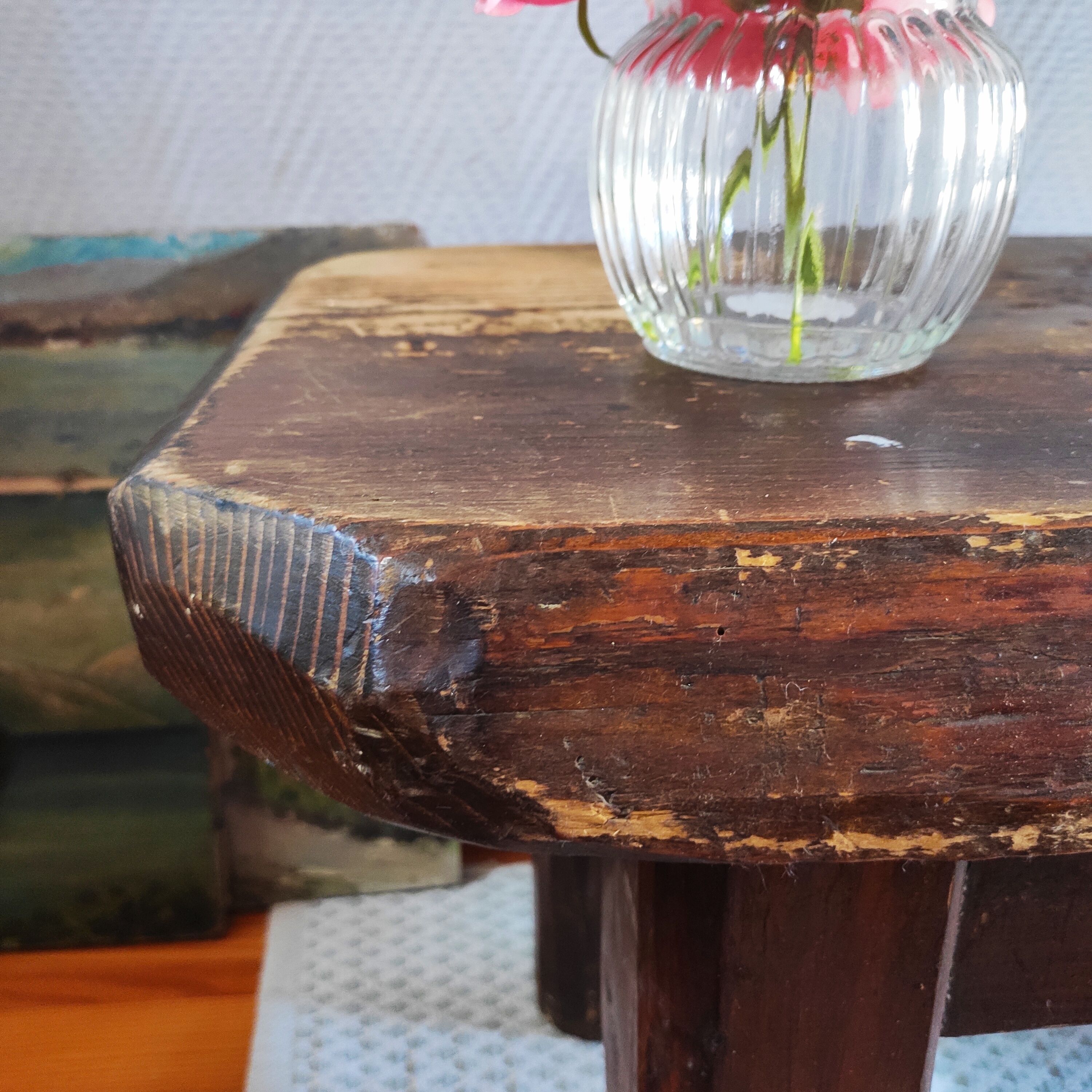 Brutalist vintage coffee table