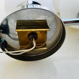 2 vintage double opaline globe wall lights 1960