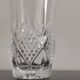 Lorraine cast crystal cylindrical vase with flared neck