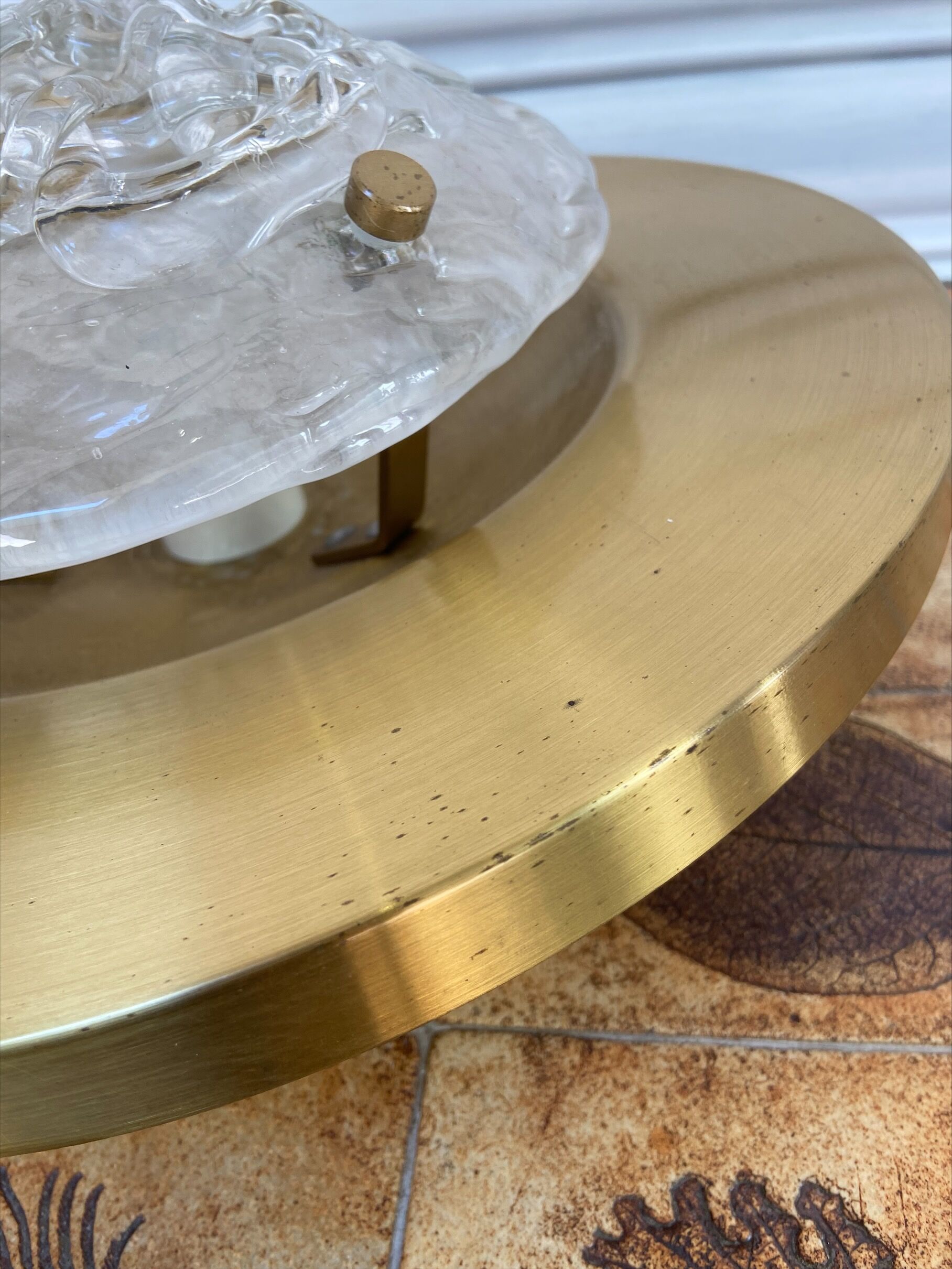 Small wall lamp and ceiling lamp model "Pompeo" - Angelo Brotto - 80s