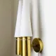 Brass Coloured Double Wall Lamp By Hans-Agne Jakobsson For Markaryd, Sweden, 1960'S