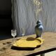 Yellow fish-shaped dish L38