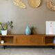 Vintage wooden sideboard (shallow)