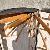 Malle cabine Wardrobe ancienne 1920 Coffre armoire Transatlantique Dressing