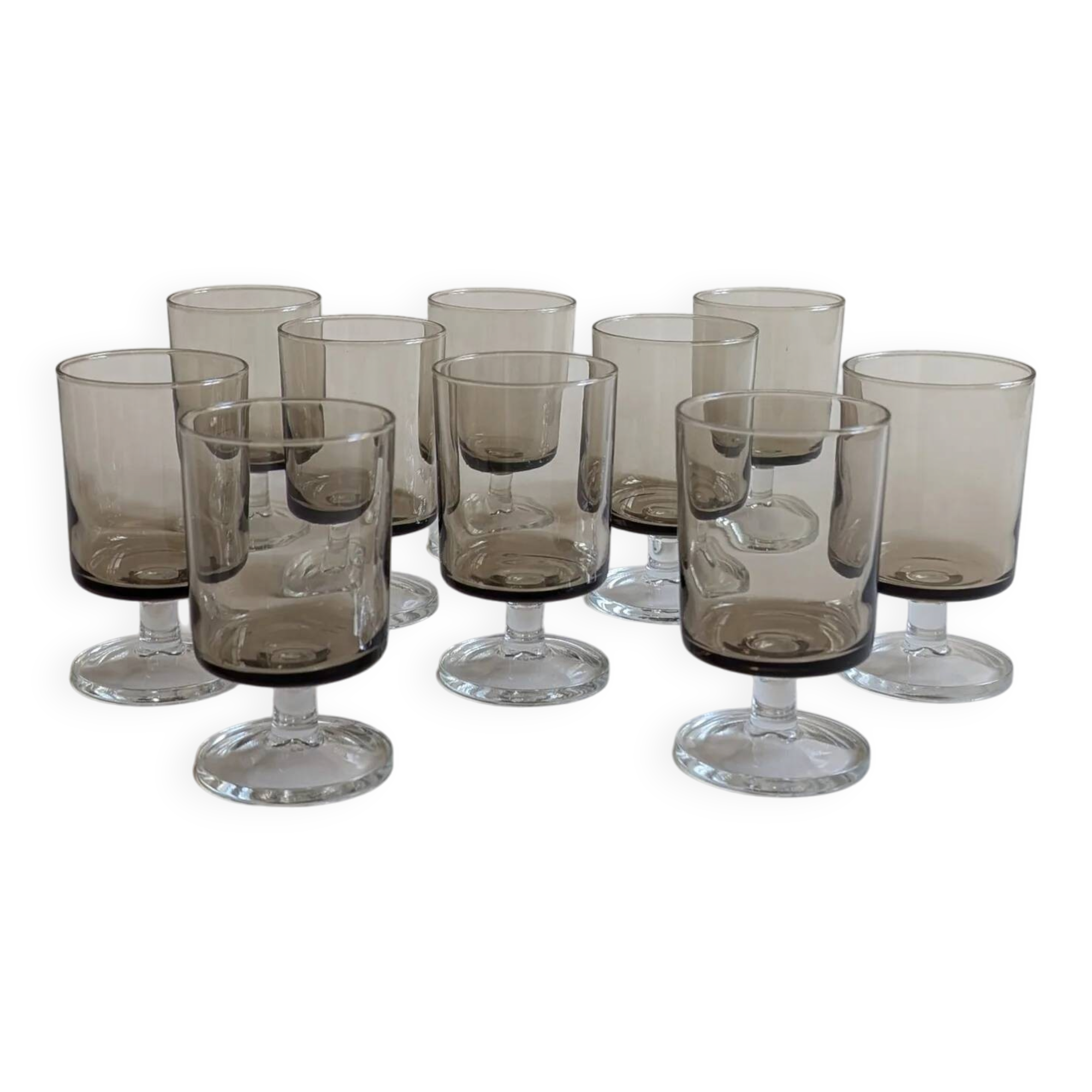 Ensemble de 10 verres