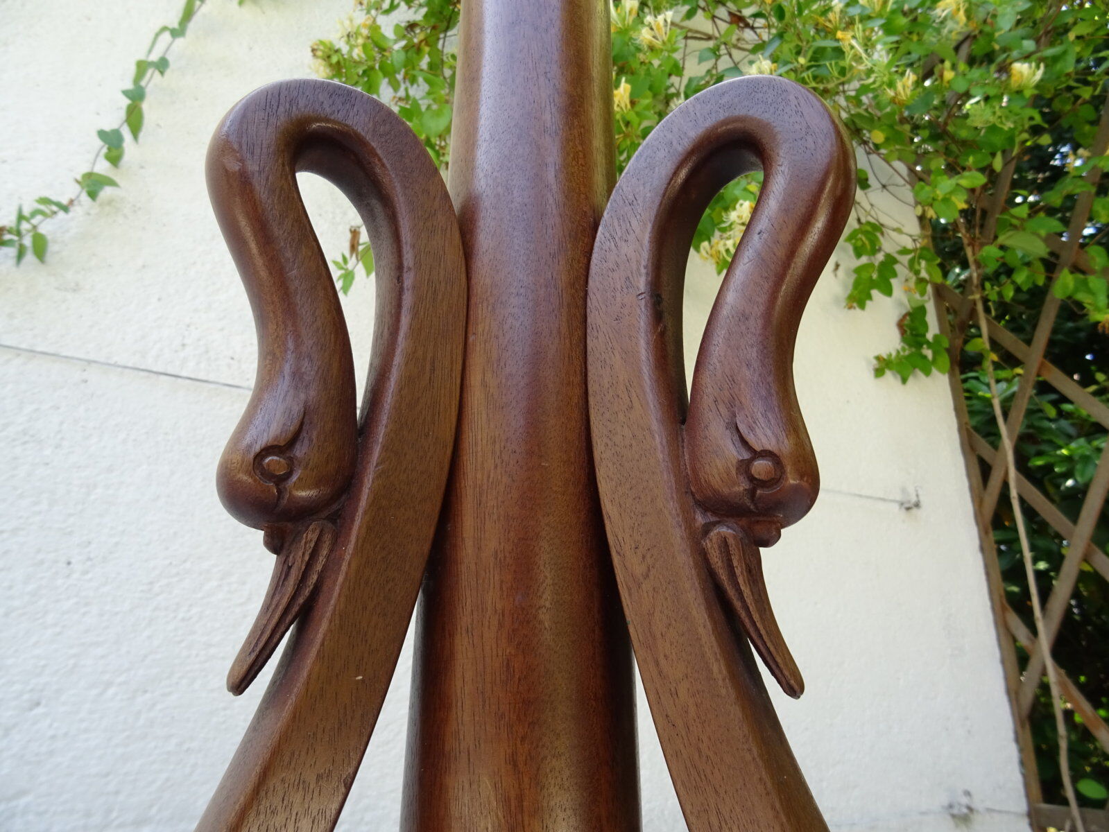 Lampadaire des années 30 en acajou