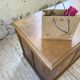 1950s oak office counter