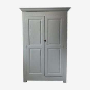 Armoire bonnetière bleue