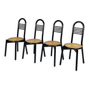 Ensemble de quatre chaises vintage