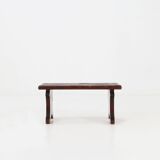 Rustic hand crafted wooden stool, France ca. 1880