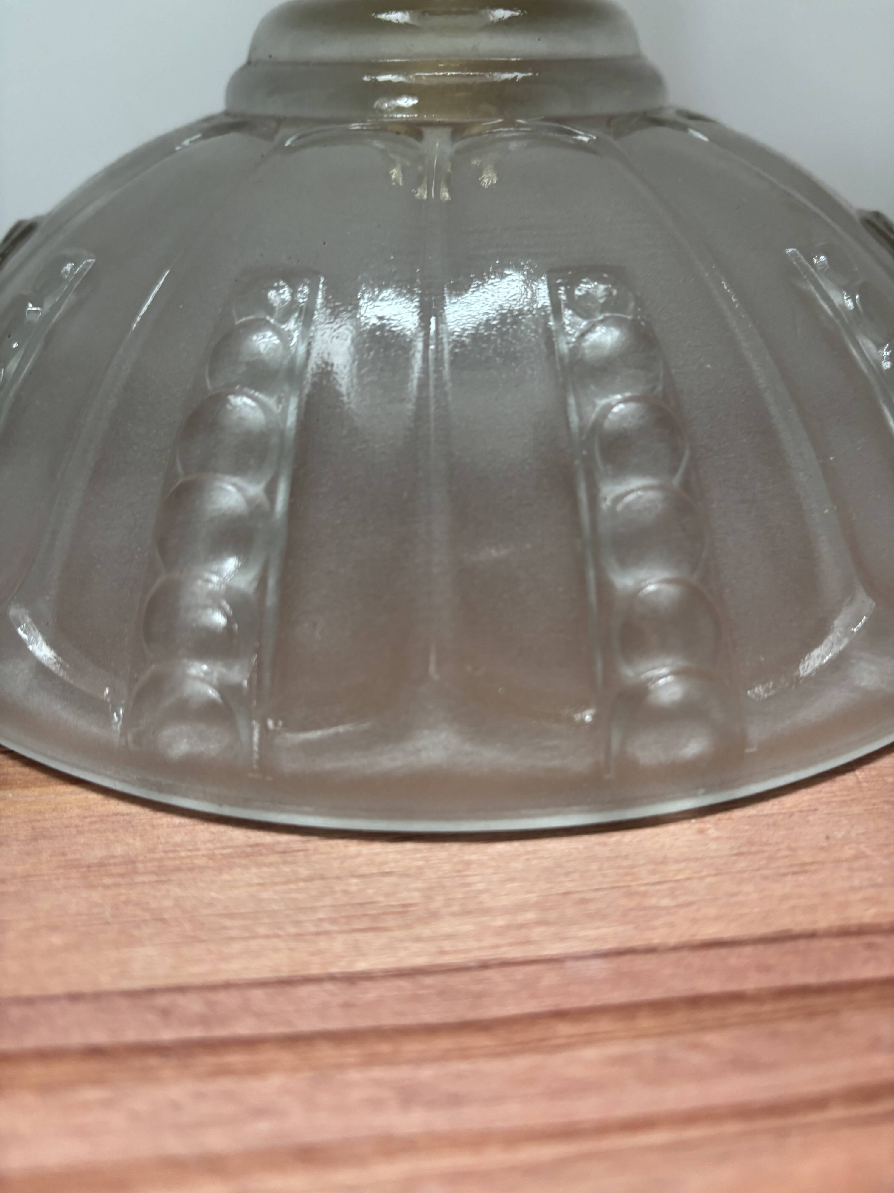 Pair of Art Deco glass gold wall sconces