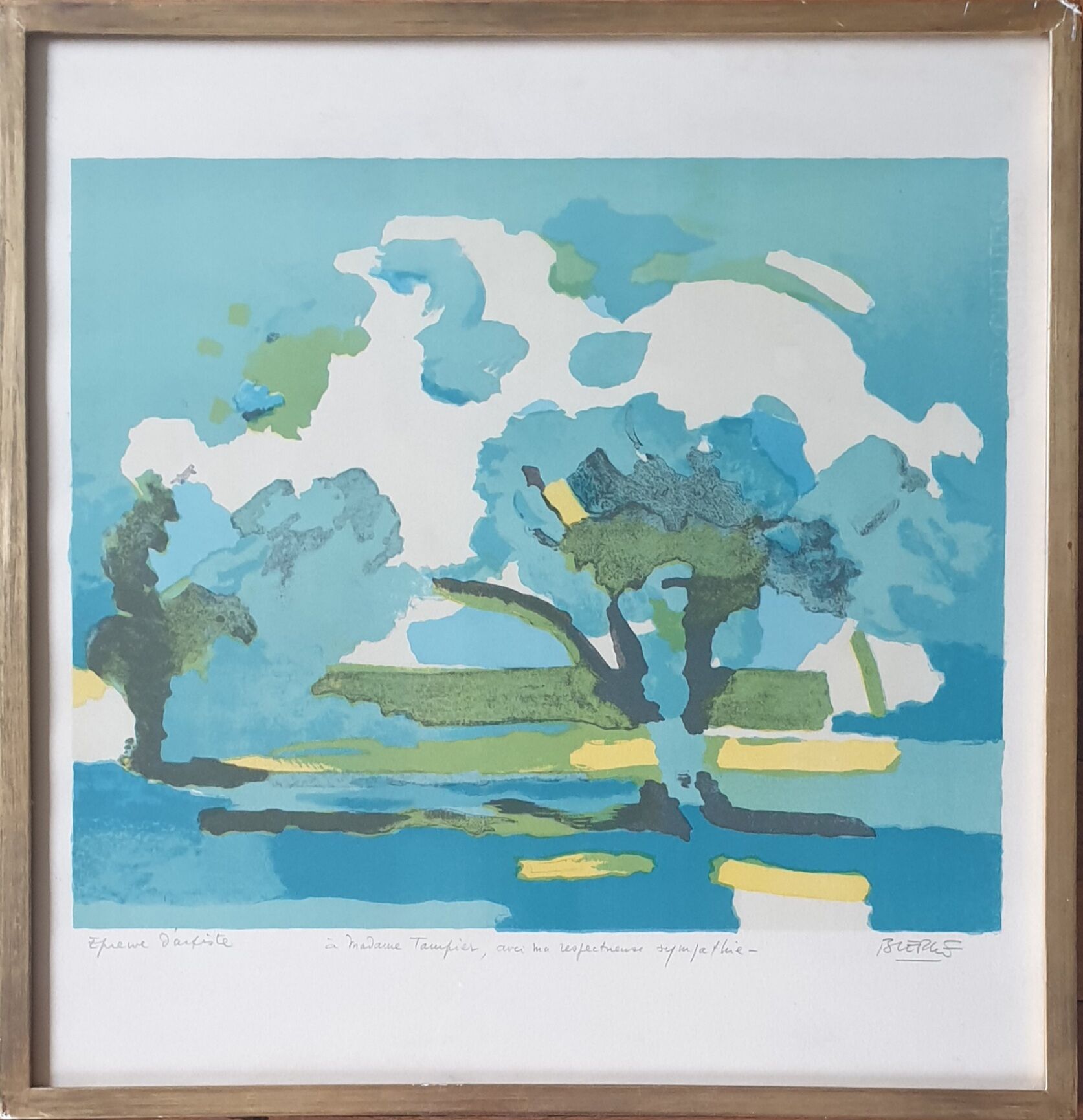 Framed illustration, R.Bierge