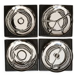 Set of 4 empty joshua plates