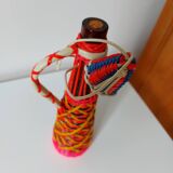 Vintage scoubidou bottle