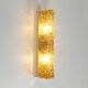 Pair of 1970s Murano glass wall lamps by Hillebrand