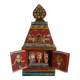 Temple indien en bois peint à la main