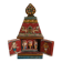 Temple indien en bois peint à la main