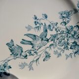 Mignon plates in Longwy earthenware