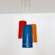 Unique Enameled Cascading Chandelier