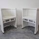 Pair of antique horseshoe accent chairs attributed to Hans Gunther Reinstein.