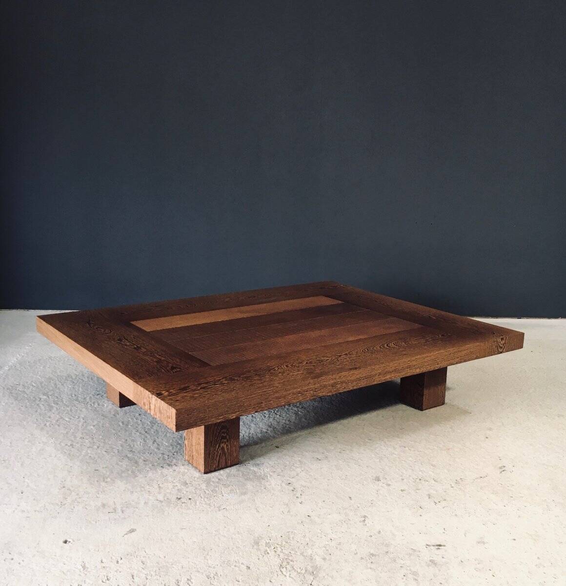 Postmodern Wengé Coffee Table, 1990s