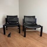 Pair of Safari armchairs by Maurice Burke for Arkana – England, year