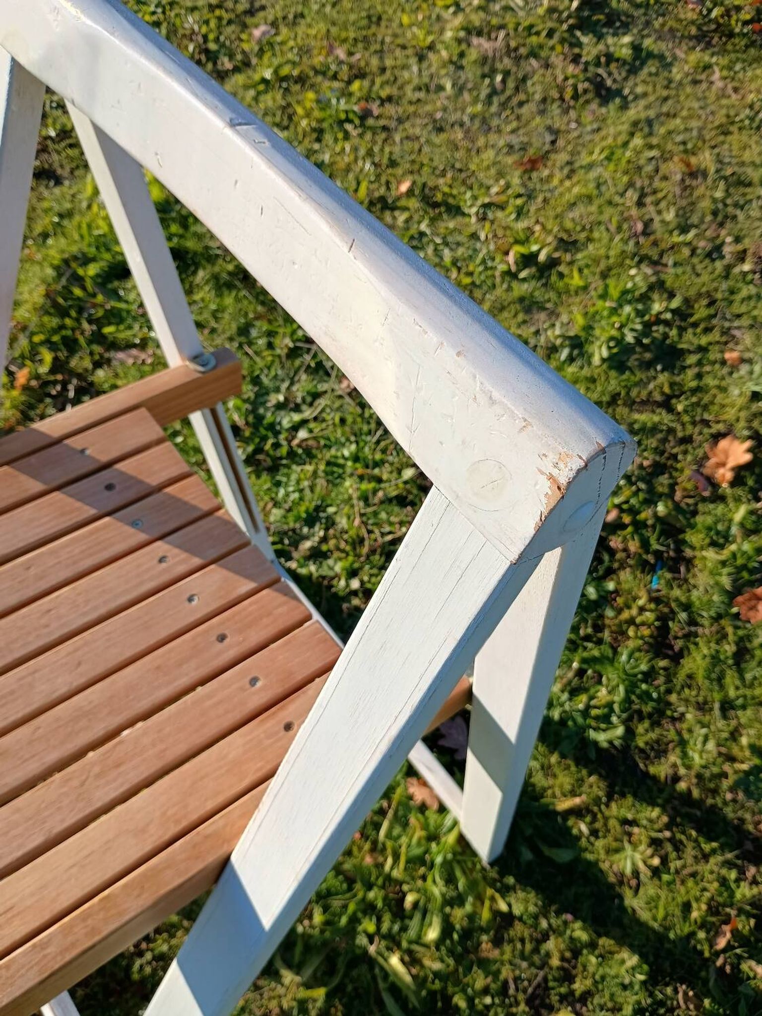 Chaise pliante par Aldo jacober