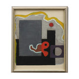 Composition abstraite scandinave 1970