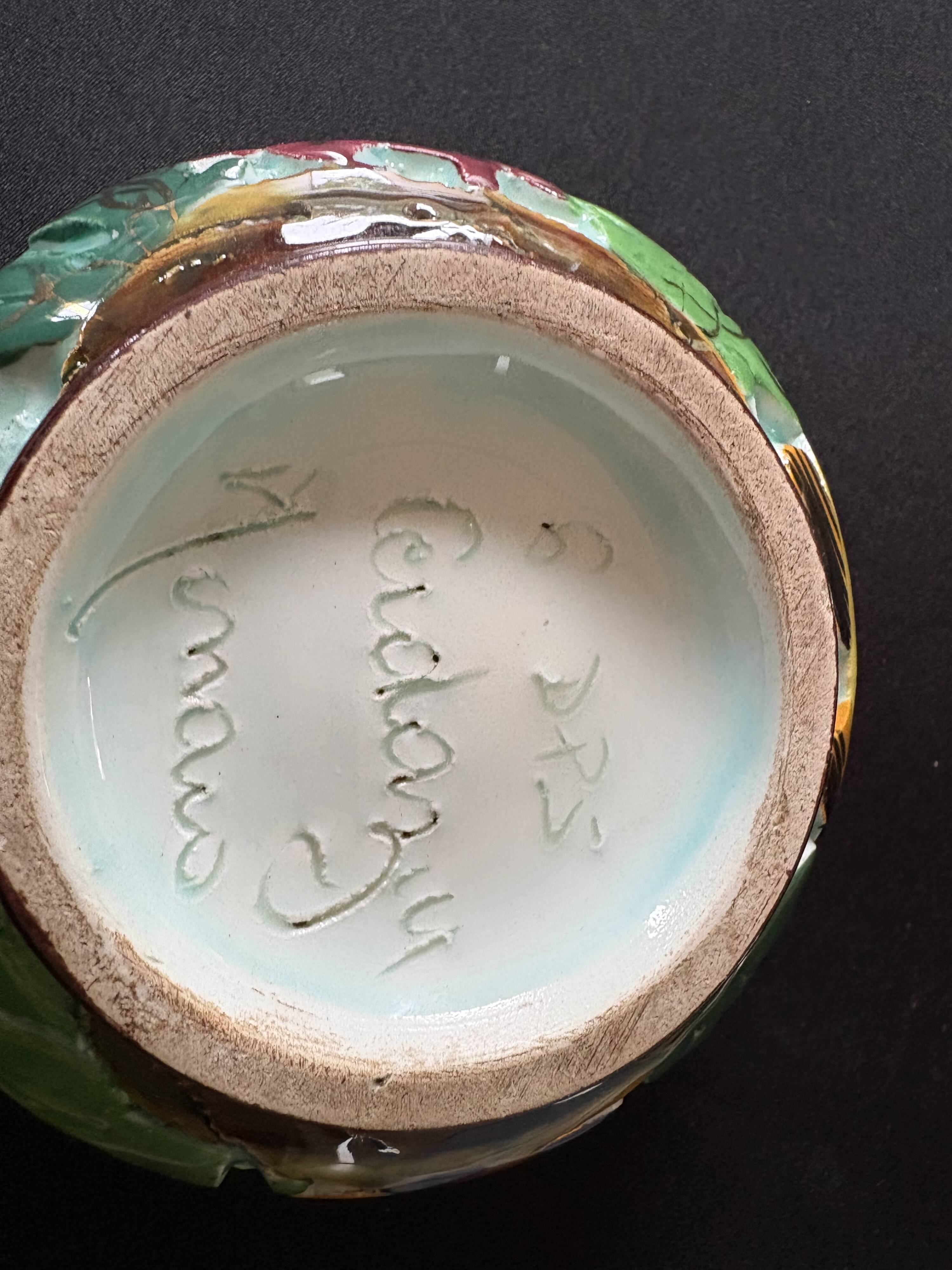 Vallauris ceramic ashtray