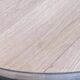 Louis Philippe round extendable dining table with renovated leaves and 4 extensions.