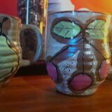 3 mugs en grès vintage